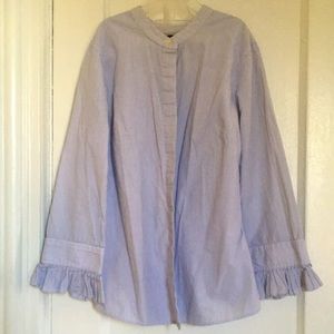 Banana Republic white button down shirt 0P